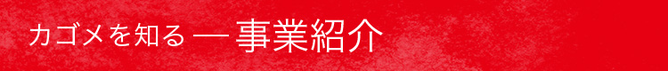 カゴメを知る　事業紹介