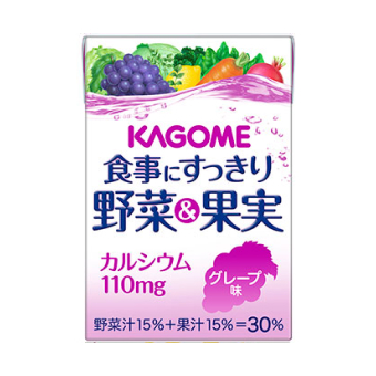 業務用 食事にすっきり野菜＆果実ＣＡグレープ味１００ｍｌ 100ml