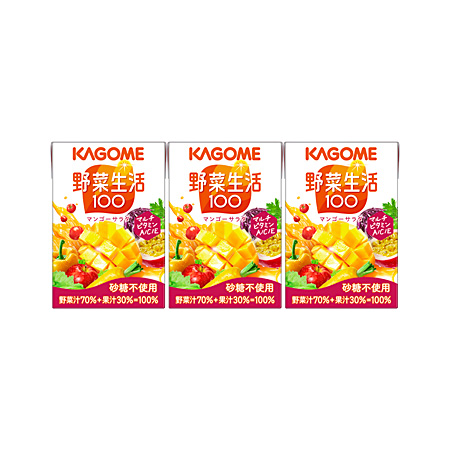 野菜生活１００ マンゴーサラダ ３本パック 100ml×3
