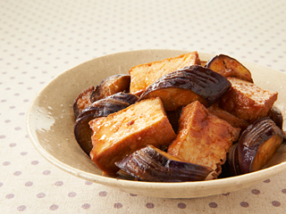 トマトケチャップでびっくり！なすと厚揚げのうま煮（浜内先生監修）