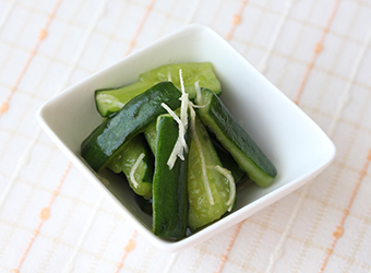 【カゴメヴィーガン】野菜だしで味わうたたききゅうり