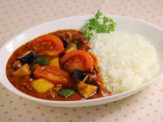 彩り野菜のダブルトマトカレー