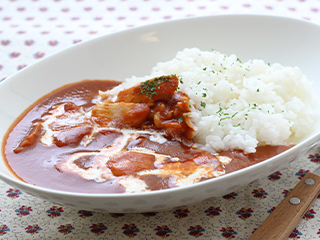 レンジで3分！バターチキンカレー