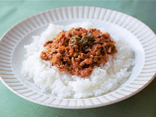 電子レンジで作る！簡単キーマカレー