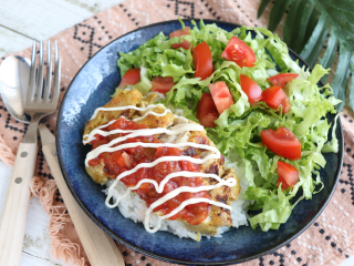 トマトたっぷり！チキンオーバーライス