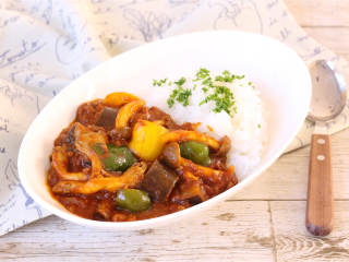 彩り野菜の無水カレー