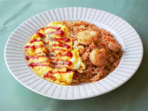 焼きケチャップで作る！岡山の味 オムえびめし