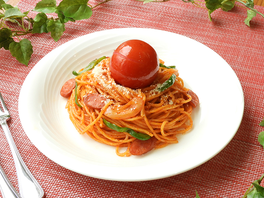 丸ごとトマトのフレッシュナポリタン