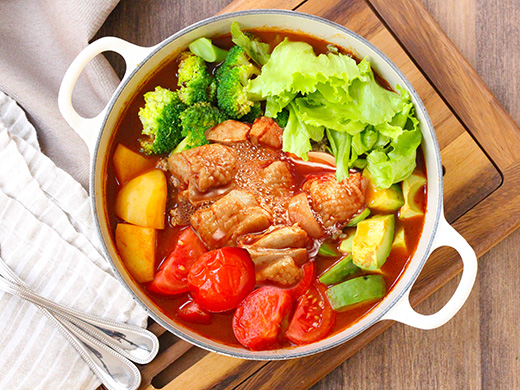 ガーリックメキシカン鍋