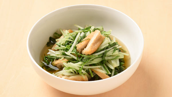 水菜の煮びたしのレシピ 水菜の煮びたしのレシピ