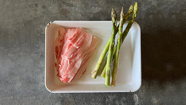 アスパラの豚肉巻きのレシピ アスパラの豚肉巻きのレシピ