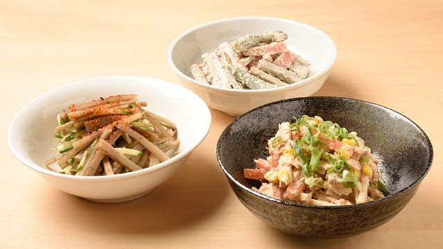 ごぼうサラダレシピ！めんつゆやマヨネーズでOKの簡単3選