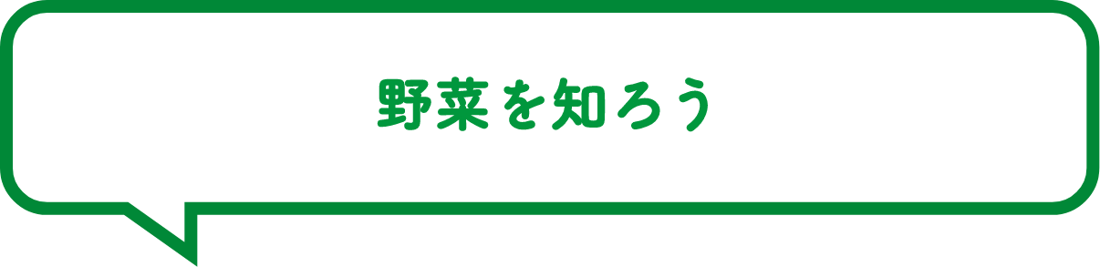 野菜を知ろう