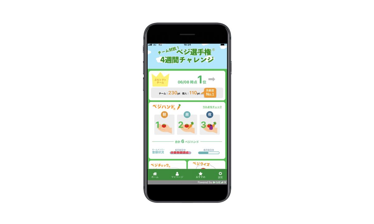 野菜摂取量と血圧測定回数を競い合う!3社対抗戦「ベジ選手権4週間チャレンジwith HeartGuide」を開催 2010_オムロン大和.jpeg