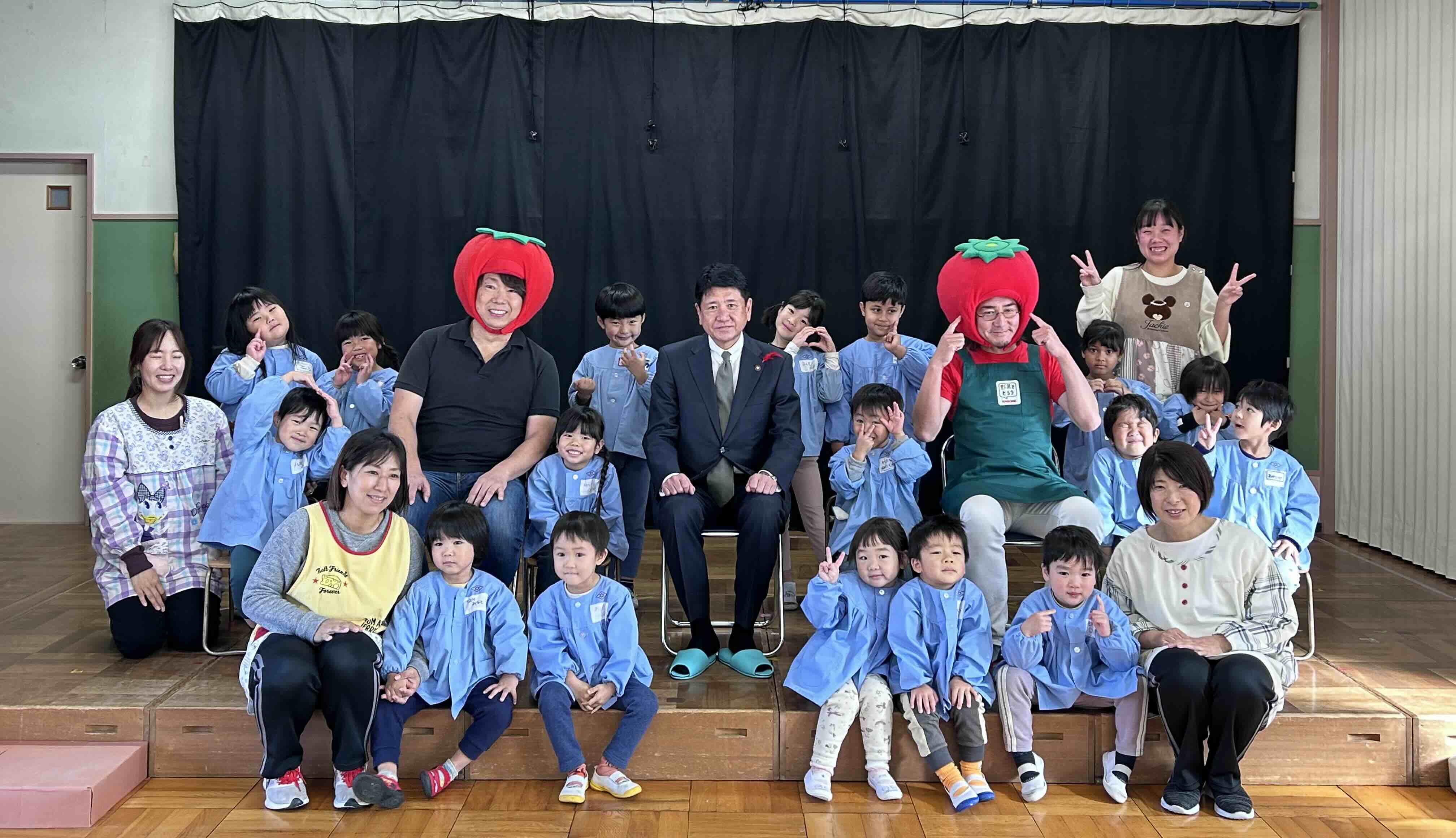 甲府市立北新保育所での食育イベントで「野菜の授業」実施。子どもたちが楽しむ様子がテレビ山梨で放映 甲府市.jpeg